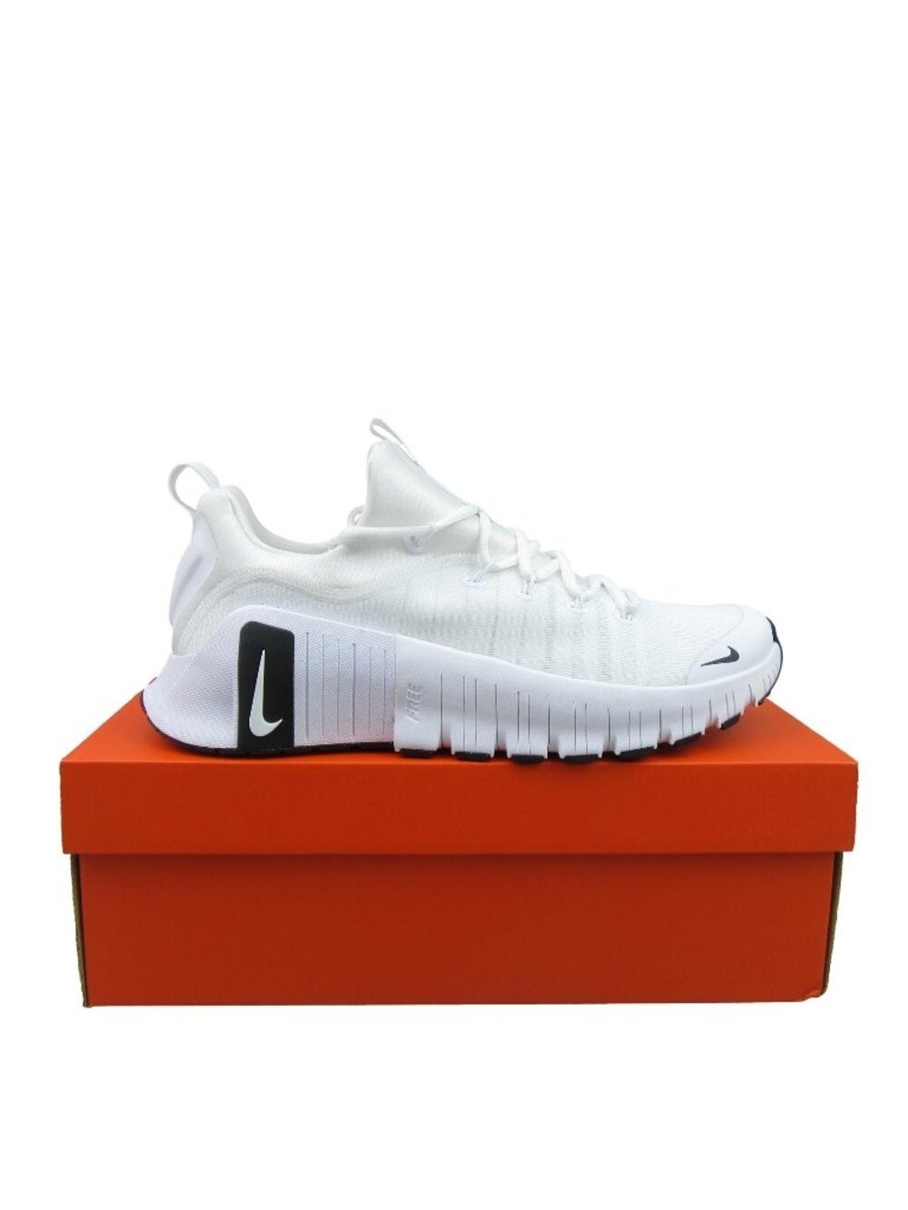 Nike Free Metcon 6 Men's Workout Shoes Size 13 White Black NEW